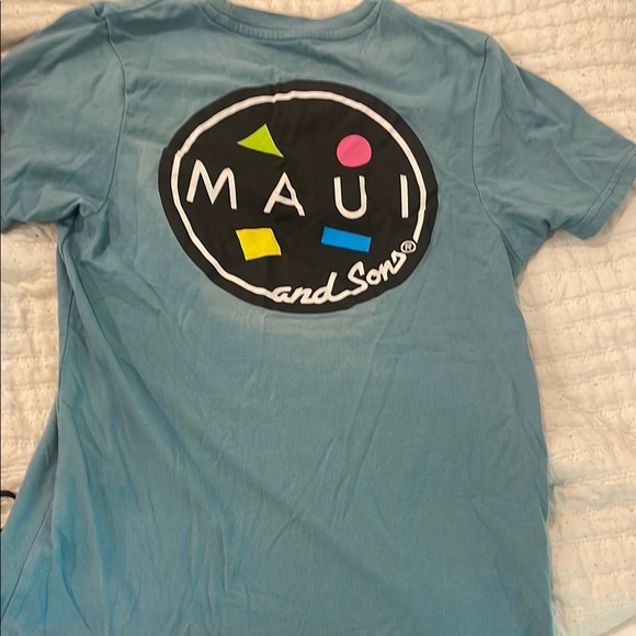Maui and Sons Blue Kids T-Shirt - Picture 1 of 1